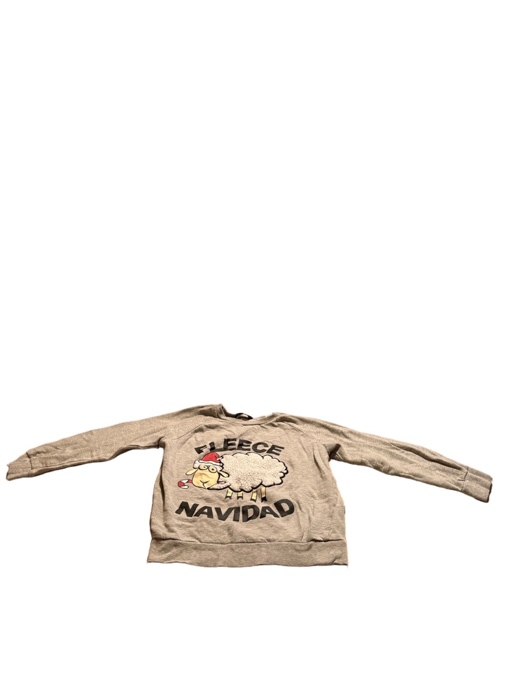 Holiday 'Fleece Navidad' Kids Sweatshirt Size Medium